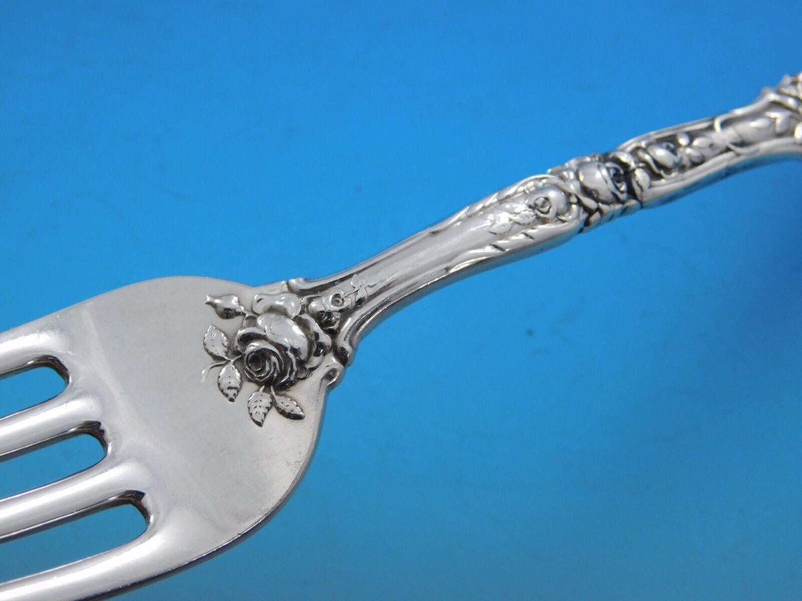 Marechal Niel by Durgin Juego de Cubiertos de Plata de Ley Servicio de Cena 125 piezas siglo XIX en venta