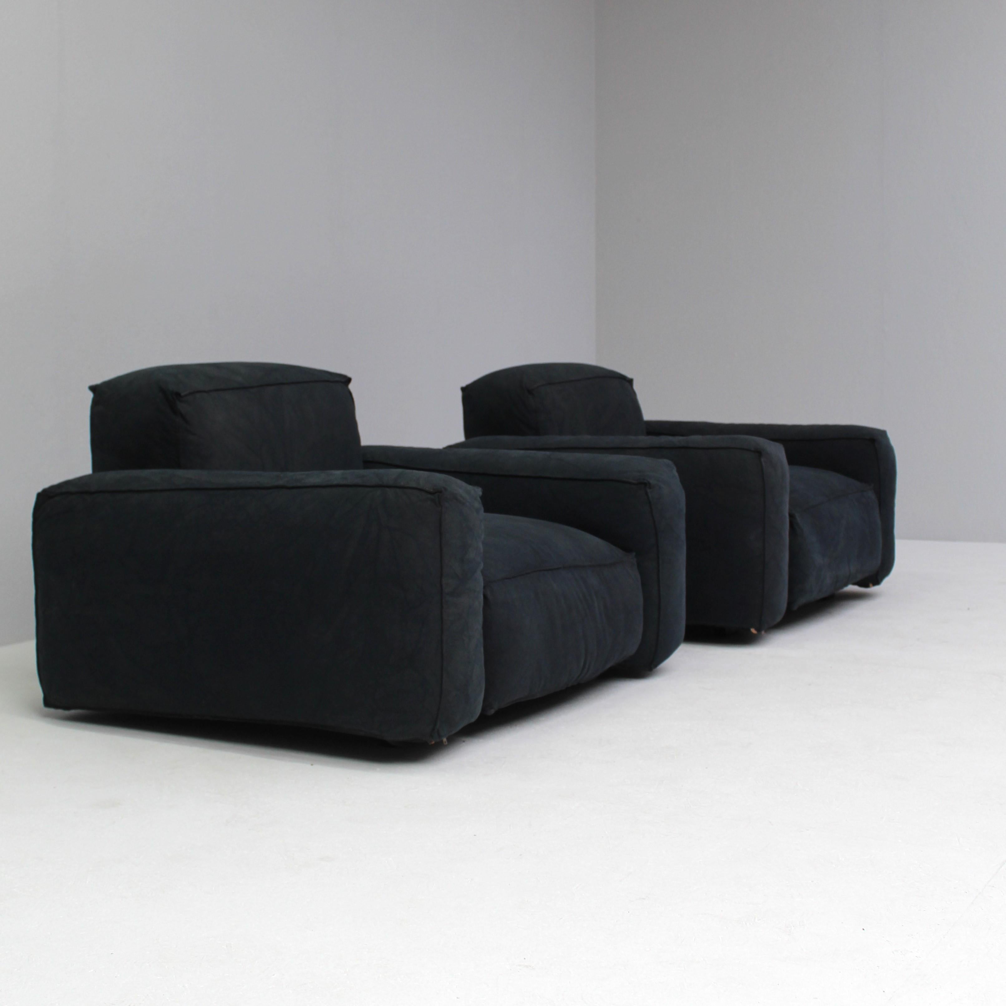 Italian Marechiaro sofa set by Mario Marenco for Arflex For Sale
