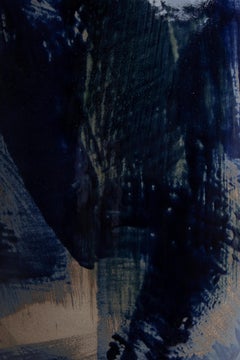 Maree 03 Glazed Stoneware Stool by Pascale Girardin