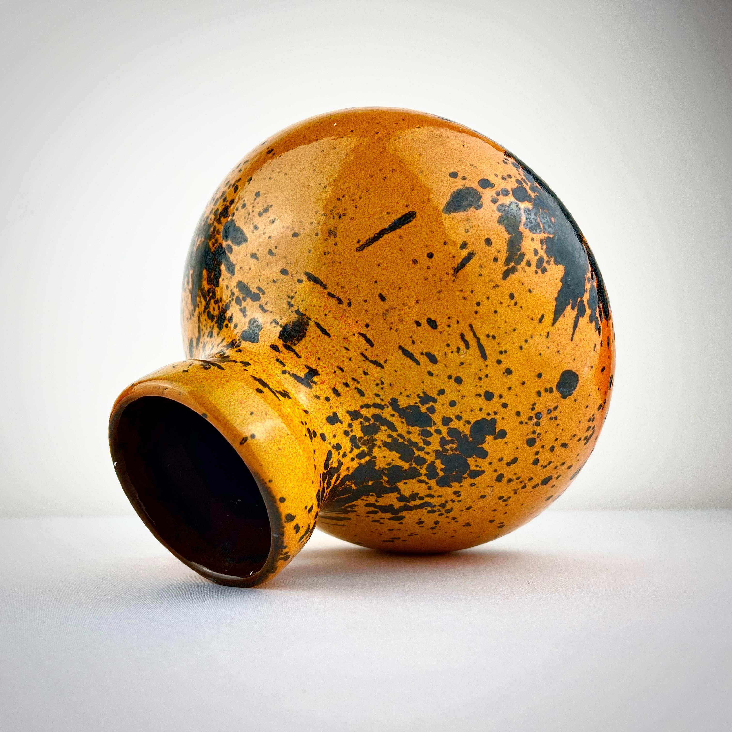 Marei Keramik 4302 West German Vase Jug 1960s Yellow West German Pottery WGC For Sale 3