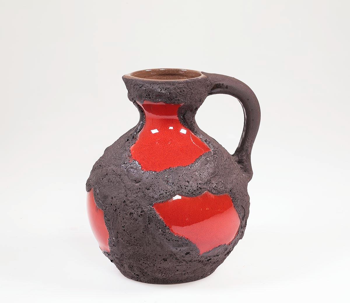 Mid-Century Modern Marei Keramik Fat Lava vase, 1970s For Sale