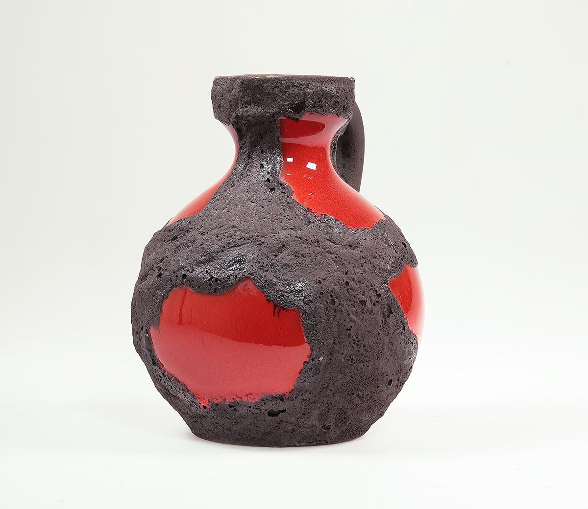 German Marei Keramik Fat Lava vase, 1970s For Sale