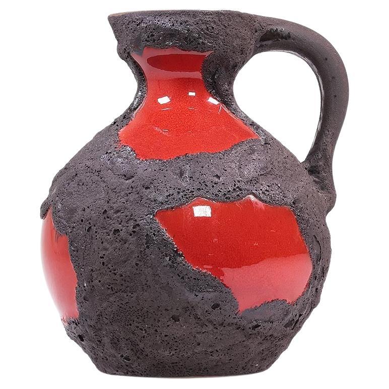 Marei Keramik Fat Lava vase, 1970s For Sale