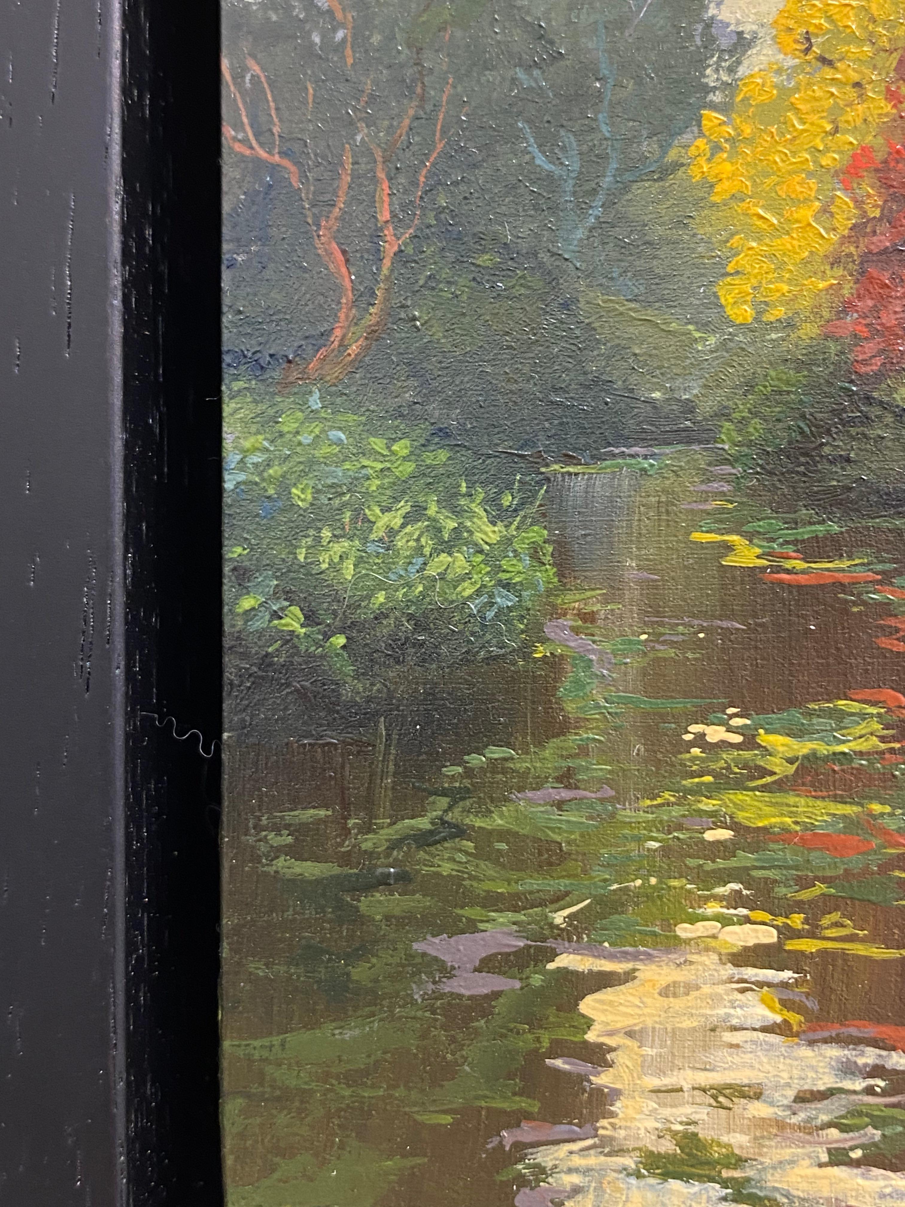 Caminata II - Paisaje contemporáneo del siglo XXI Pintura de un paisaje en venta 2