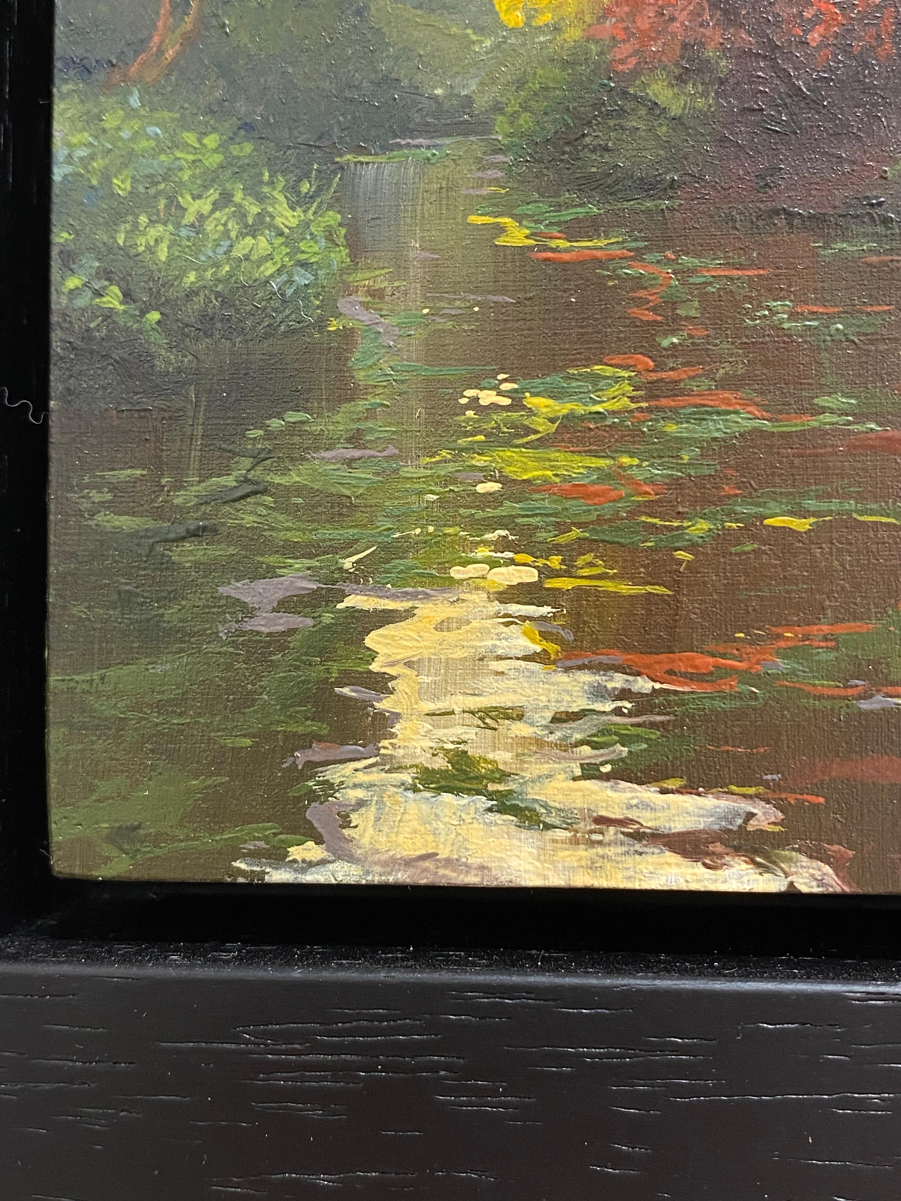 Caminata II - Paisaje contemporáneo del siglo XXI Pintura de un paisaje en venta 3