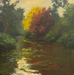 Hike II - 21e siècle Paysage contemporain Peinture d'un paysage