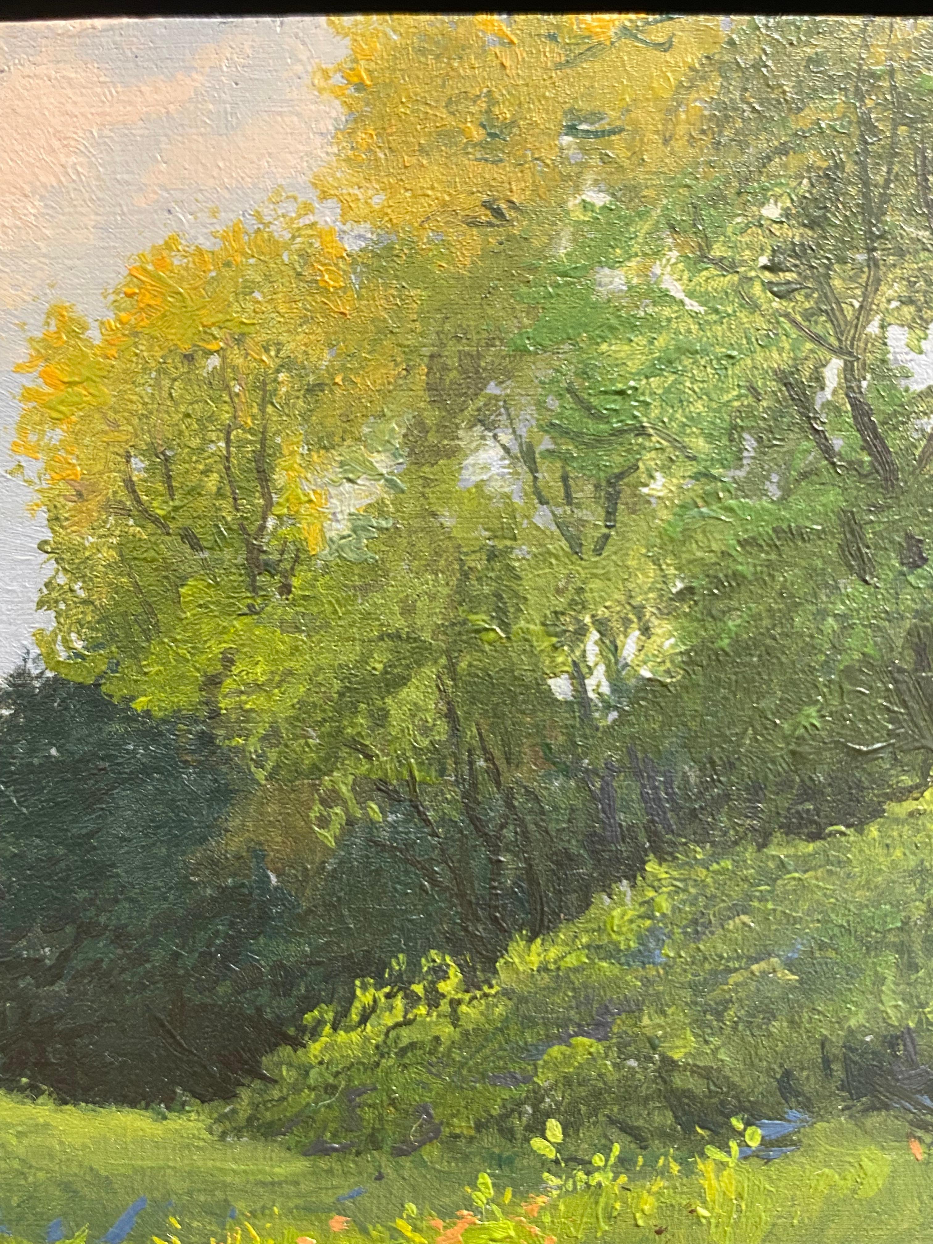 Caminata IV - Paisaje contemporáneo del siglo XXI Pintura de un paisaje - Painting Contemporáneo de Marein Konijn