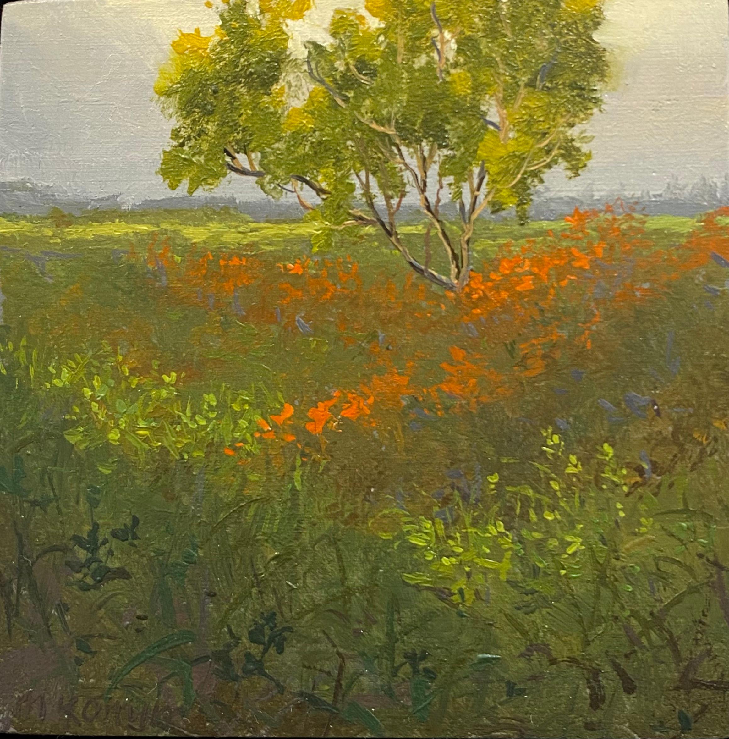 Landscape Painting Marein Konijn - Hike V - 21e siècle Paysage contemporain Peinture d'un paysage
