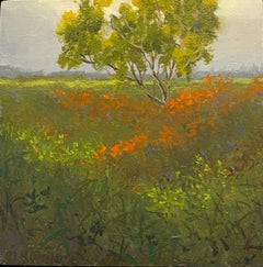 Hike V - 21st century Contemporary landscape Painting of a landscape