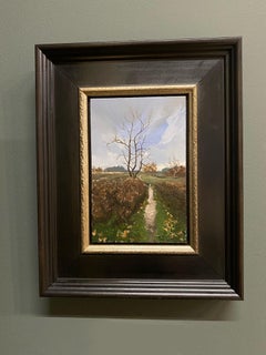 Walk on Sunday - 21st century Contemporary landscape Painting of the Heath