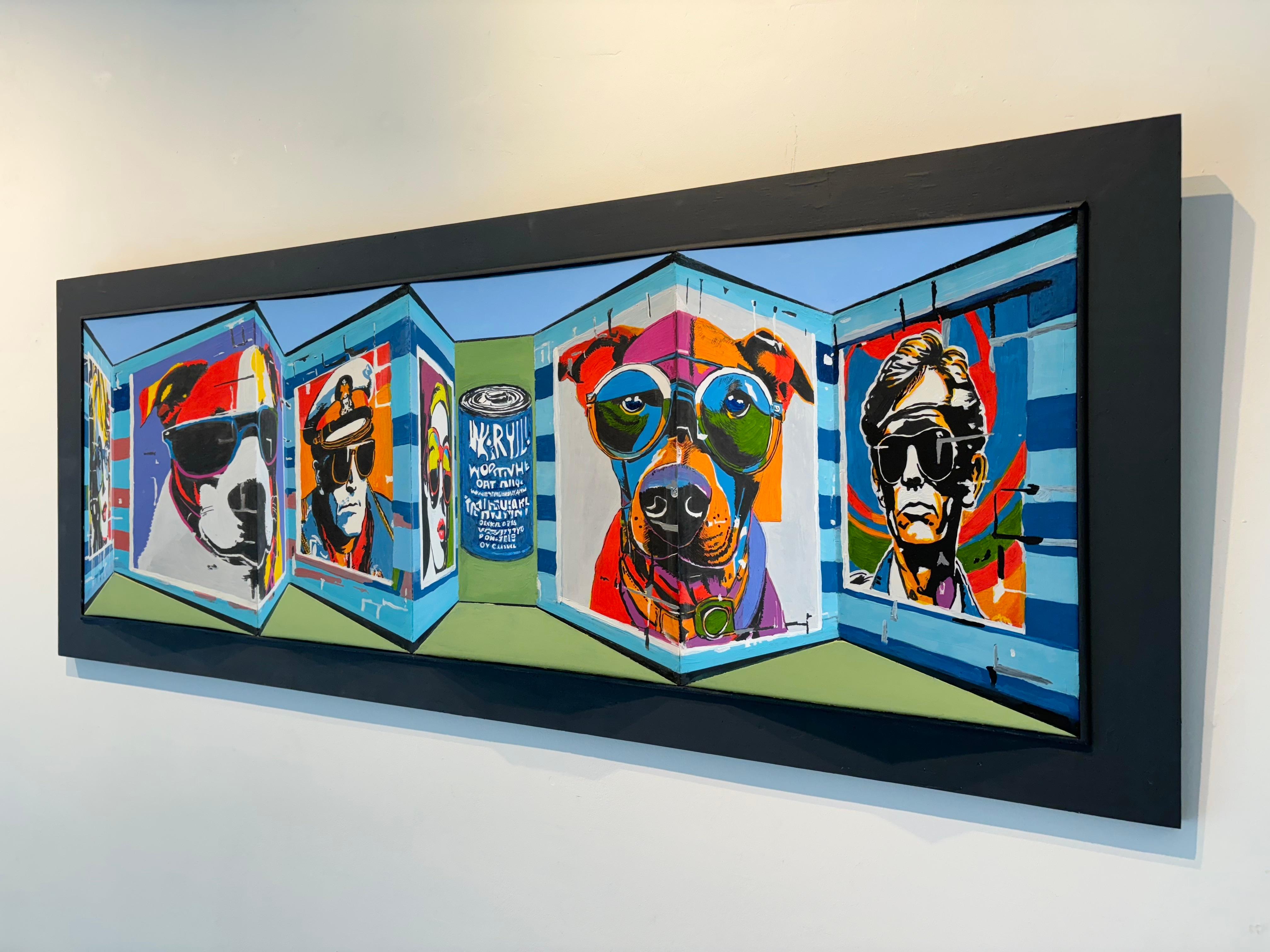 This exceptional artwork is currently on display and available for sale at Signet Contemporary Art Gallery and online.

Marek Letkiewicz’s Hommage to Andy Warhol 2 continues his exploration of pop art with a strikingly bold composition that pays