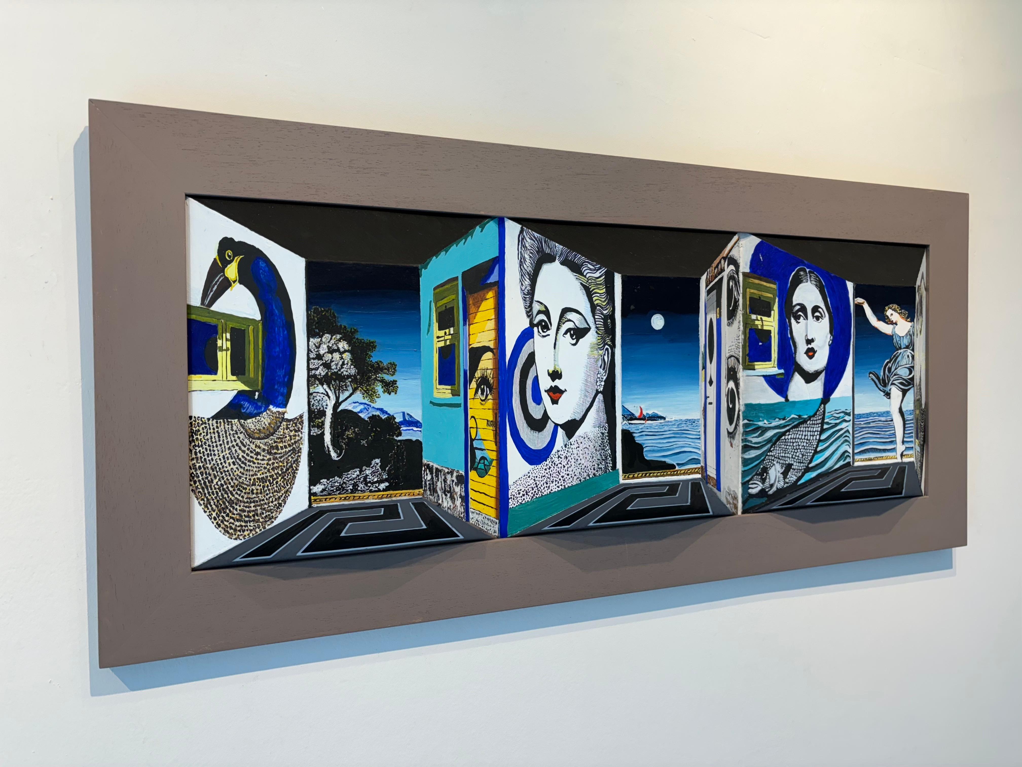 This exceptional artwork is currently on display and available for sale at Signet Contemporary Art Gallery and online.

Marek Letkiewicz’s Homage to Fornasetti is a captivating tribute to the iconic Italian designer, blending surrealist elements