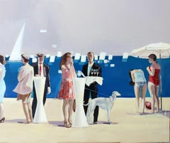 Cocktail - XXI century, Figurative realist oil painting