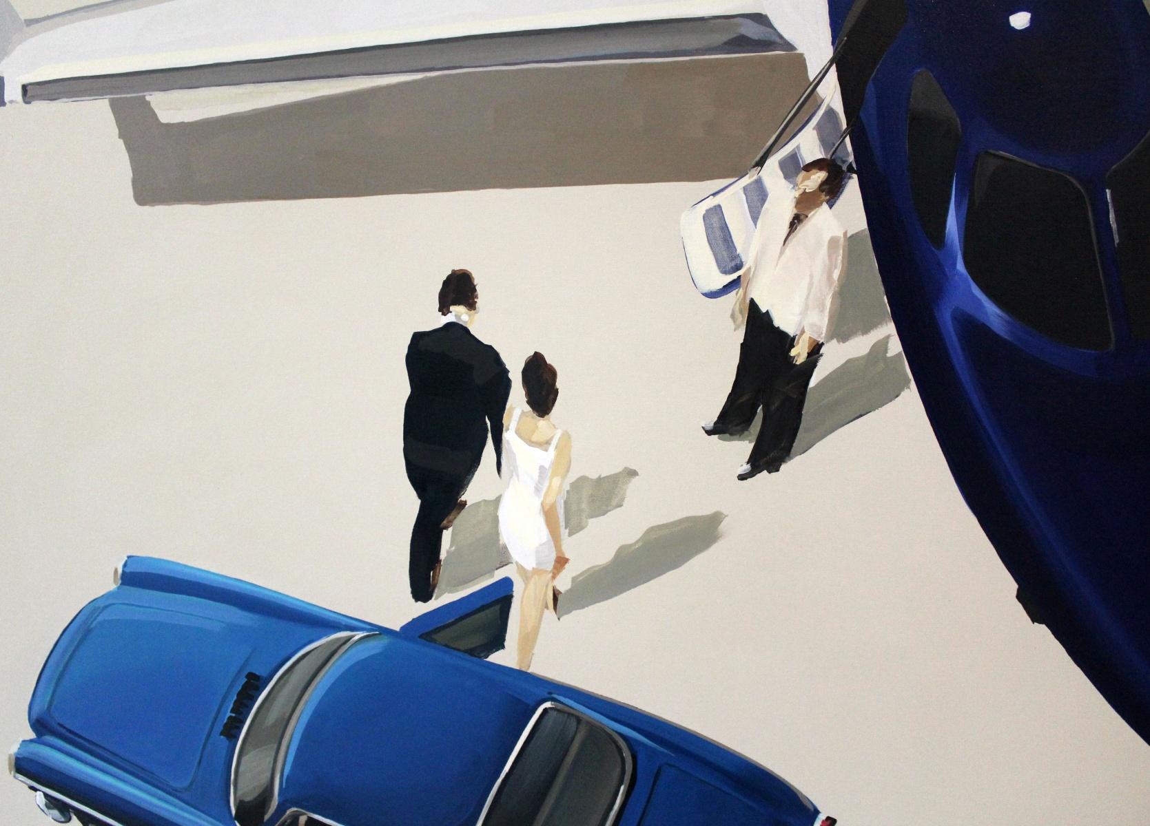 Honda 3 - Realist Painting by Marek Okrassa