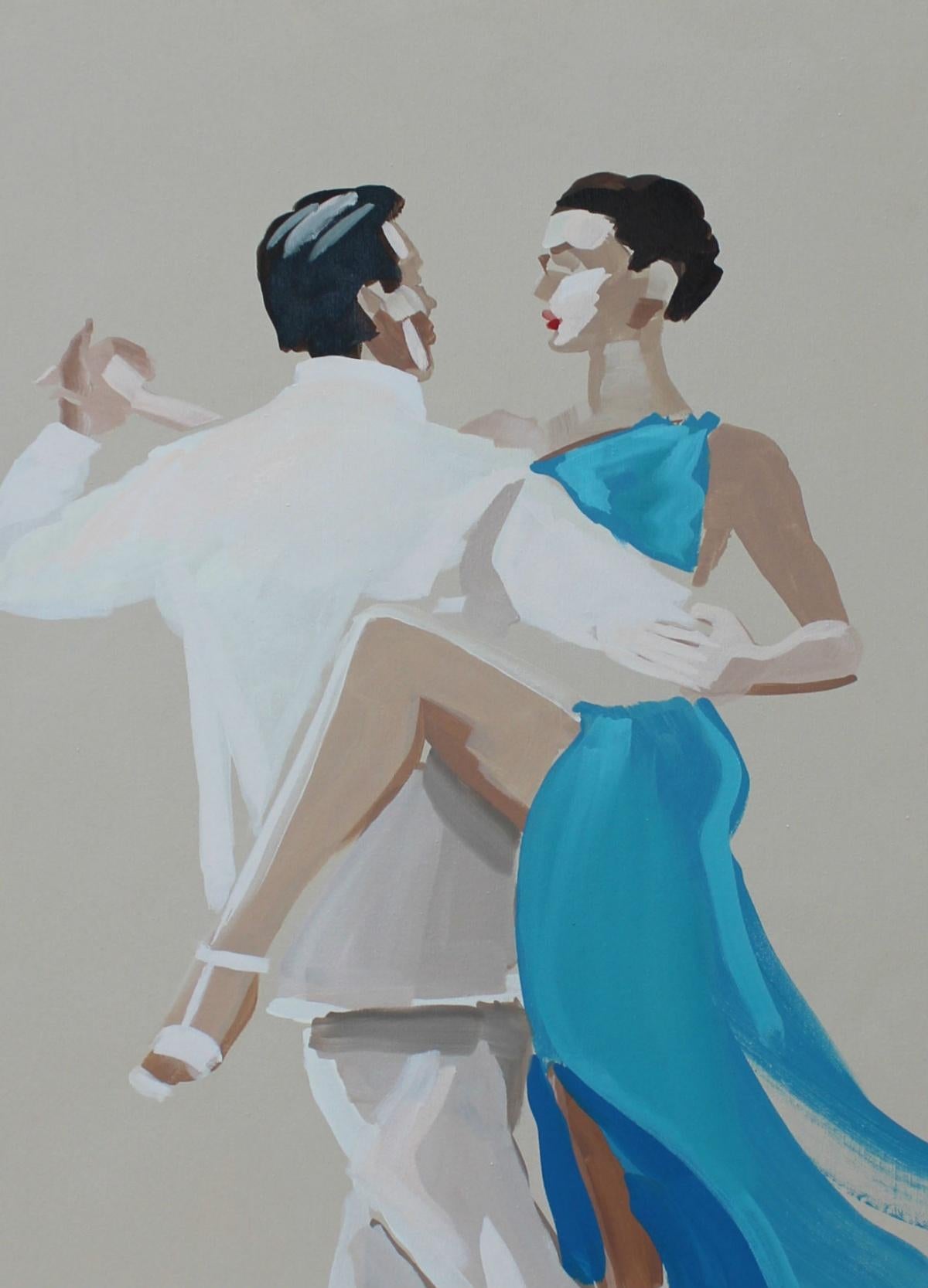Tango 06 - Realist Painting by Marek Okrassa
