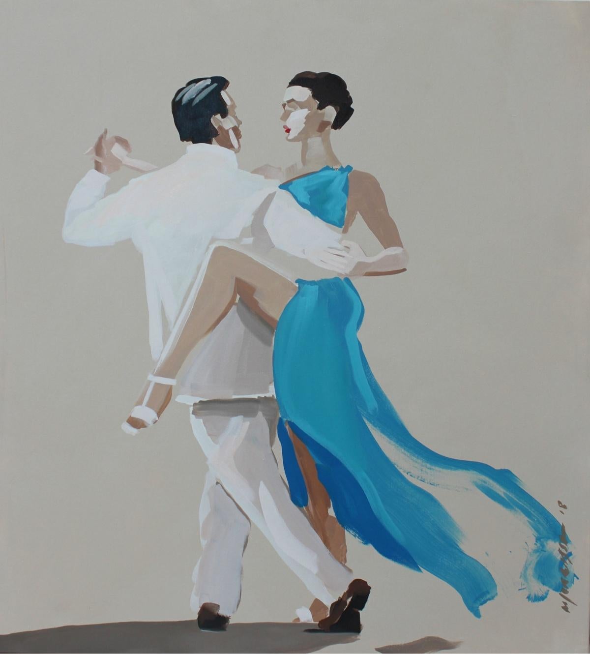 Marek Okrassa Figurative Painting - Tango 06