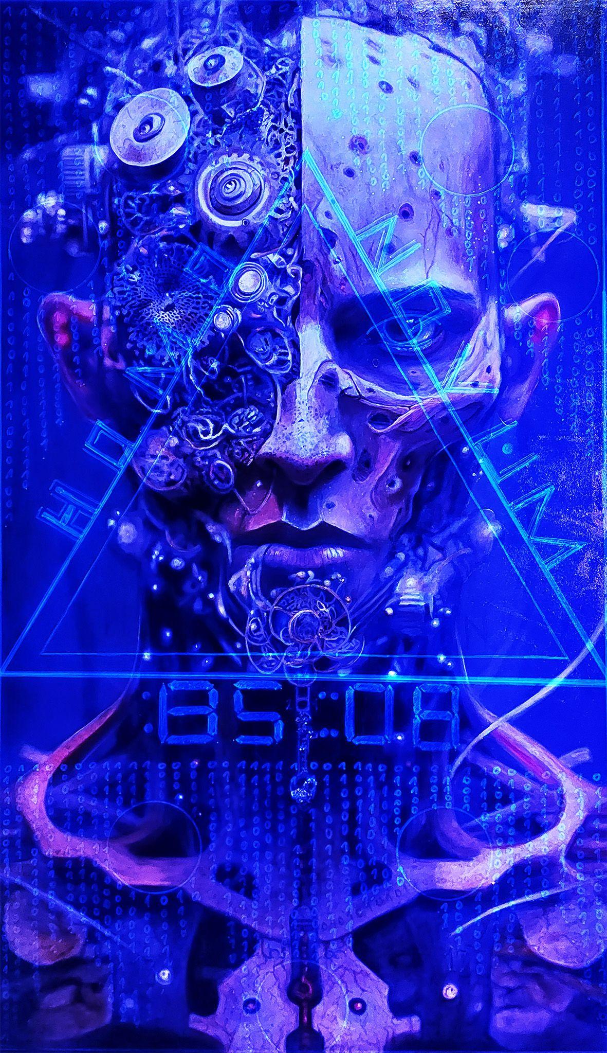 HOMO NOVUM, Gemälde, Öl auf Leinwand (Surrealismus), Painting, von Marek Pekacz
