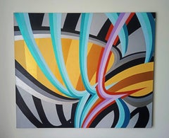 Geometric secret, Painting, Acrylic on Canvas