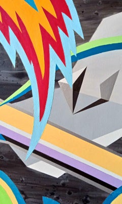 Space abstraction, Painting, Acrylic on Canvas
