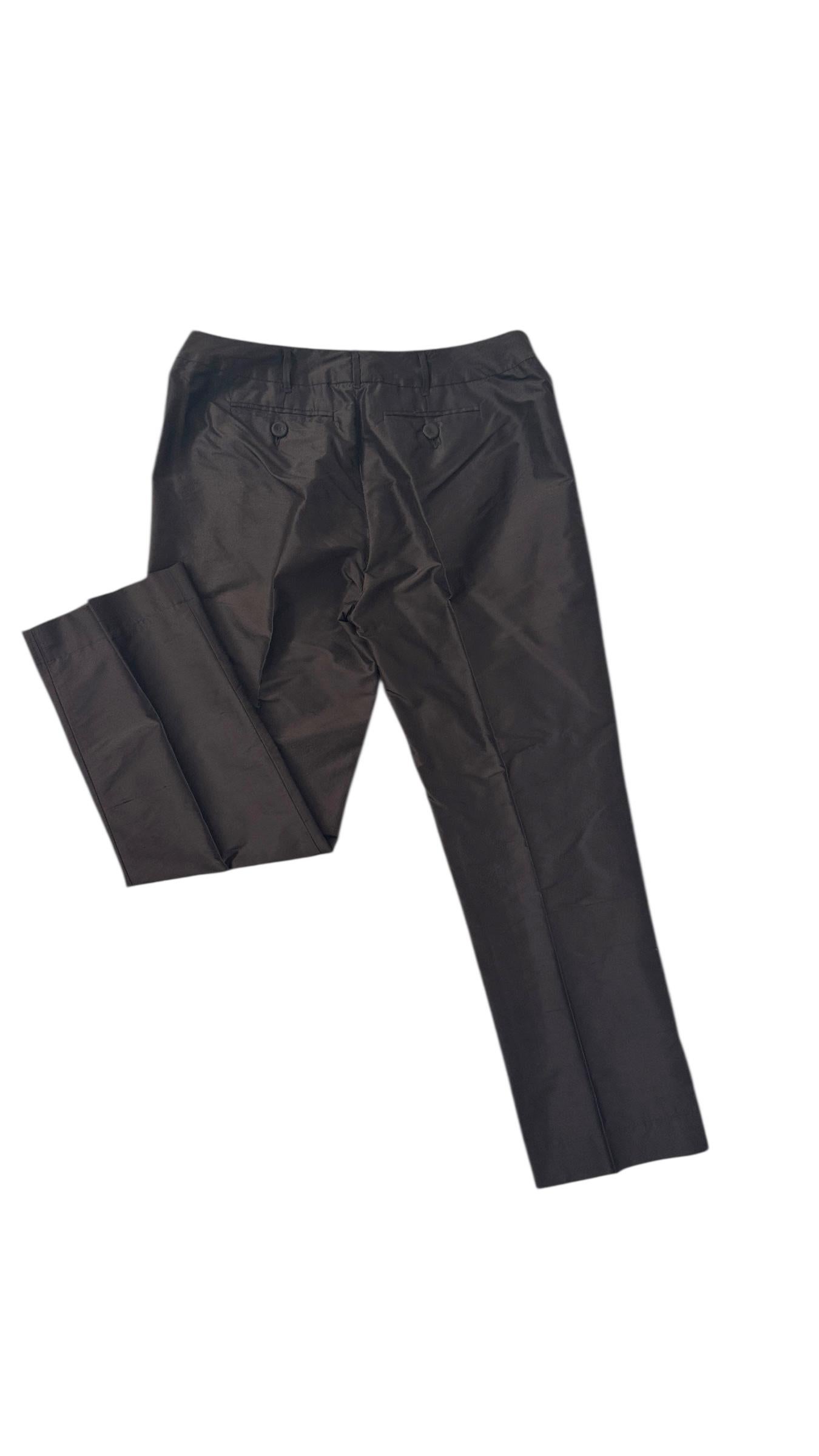 Marella Made in Italy Klassische Hose aus reiner Seide im Angebot 2