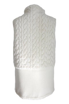 Marella White Reversible Vest Jacket