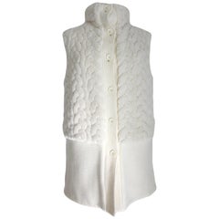 Marella White Reversible Vest Jacket 