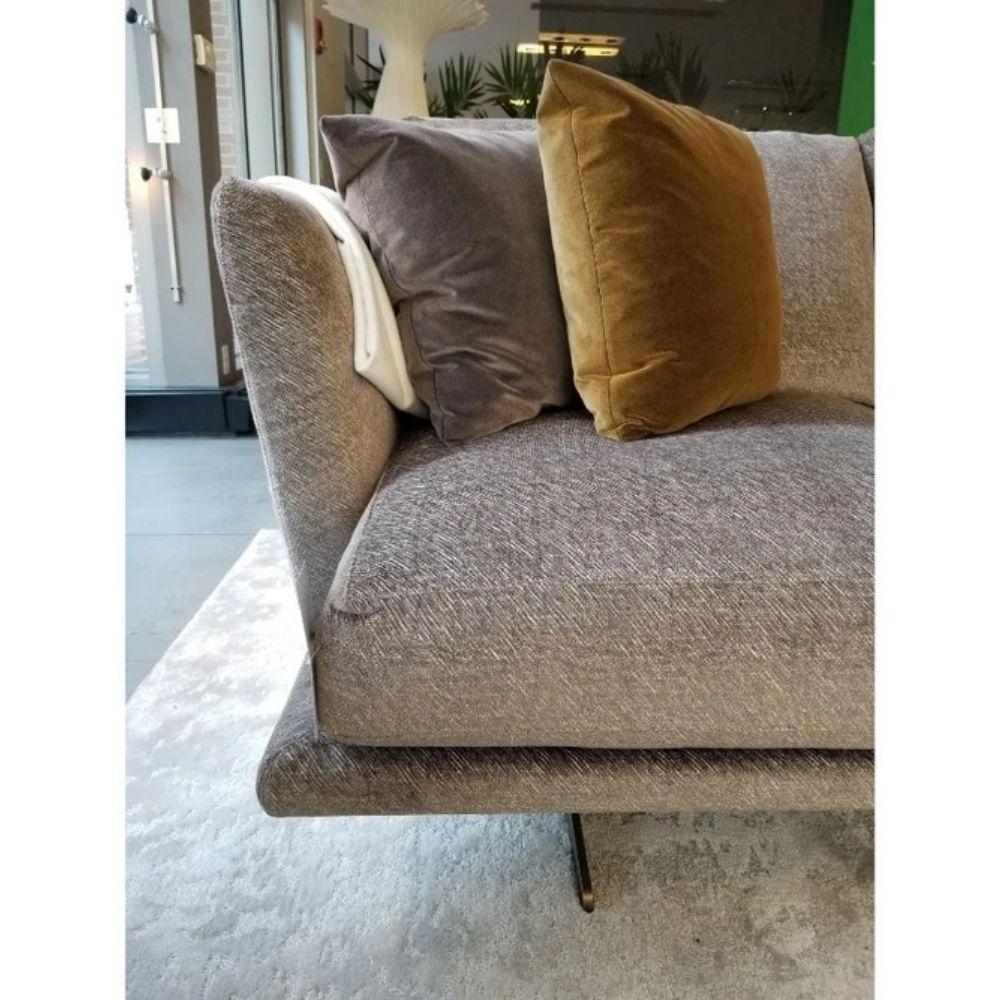 Designed By Stefano Gallizioli

Modular Sofa, characterized by a refined and modern design and by extremely high seating comfort.

9CLP208 

Fabric CAT G Casamance 
Base Brushed Antique Gold Metal

This is a showroom floor sample.