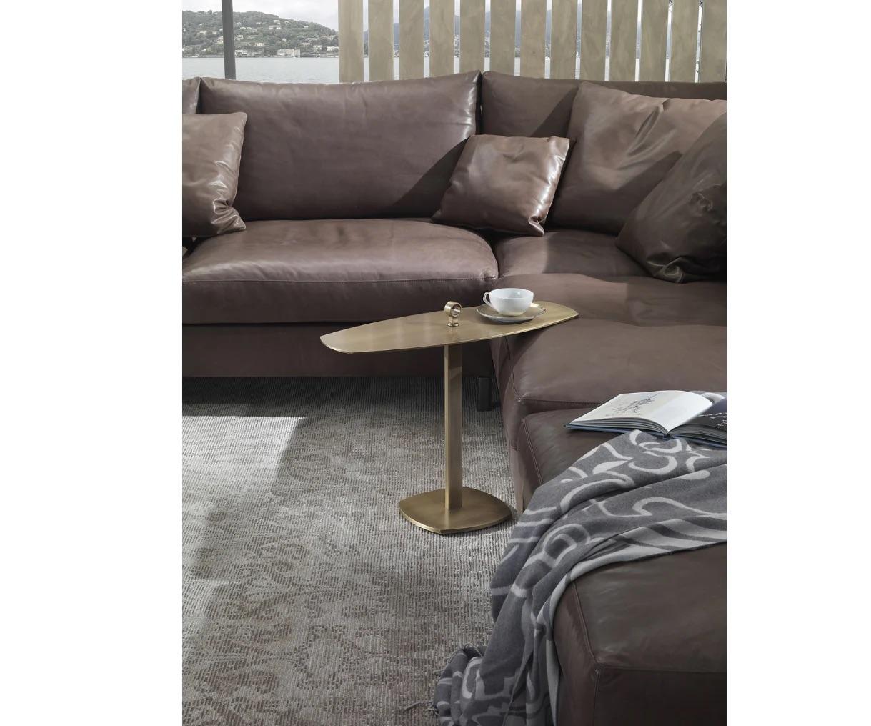 Italian Marelli Leaf C-Side Table by Studio Marelli For Sale