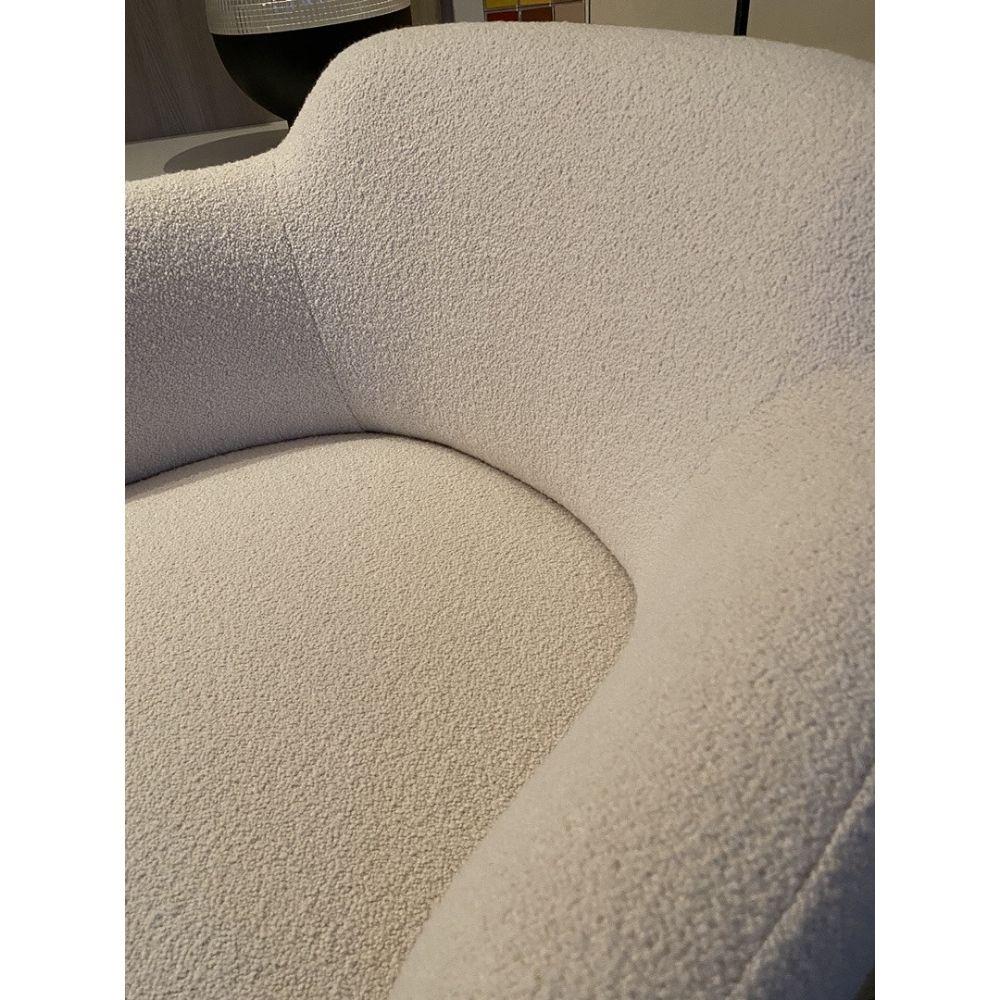 Fabric Floor Sample Marelli Sign Armchair By Paolo Salvade in Boucle Upholstery 
