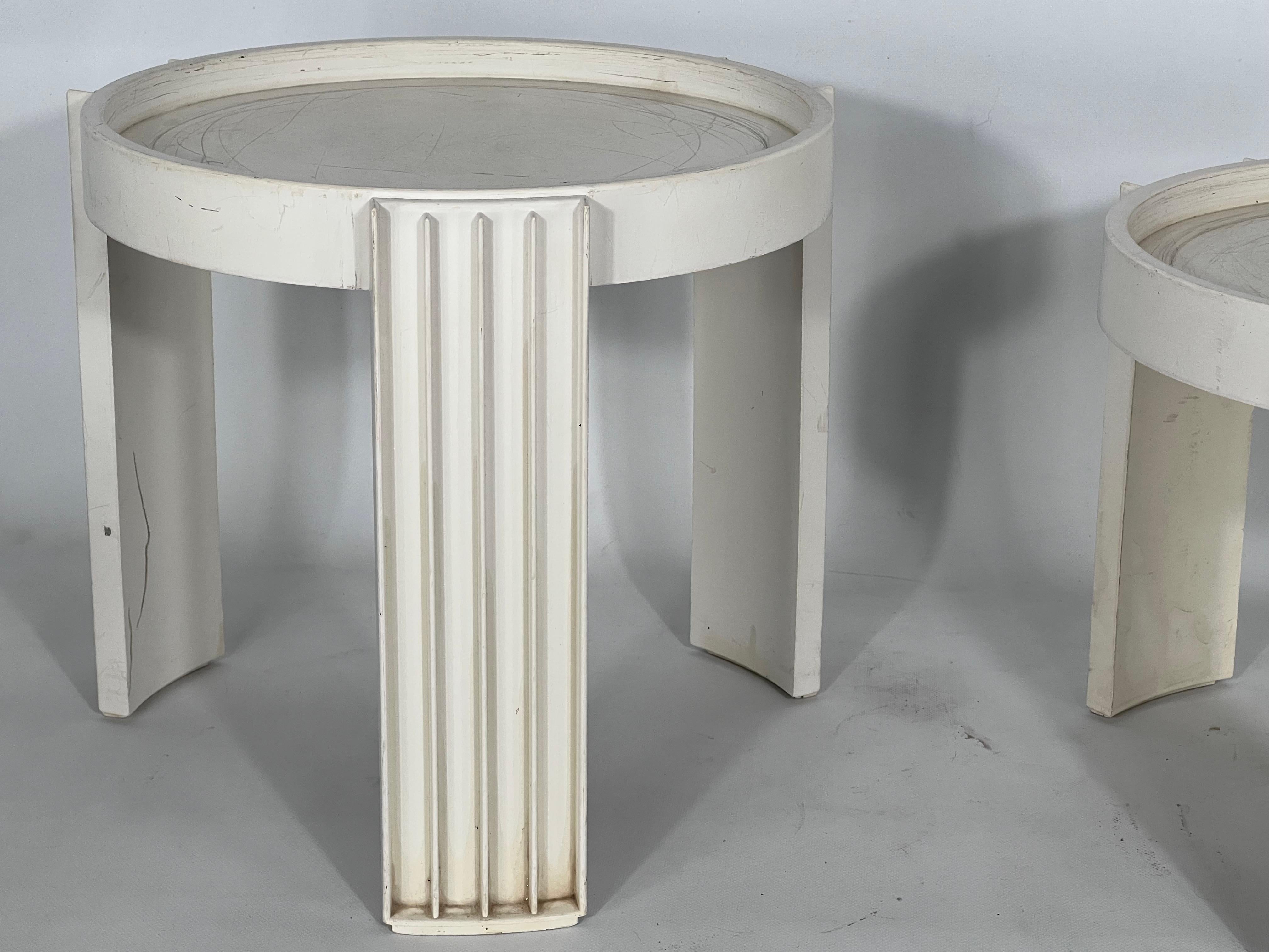 Ensemble de deux tables gigognes « Marema » de Gianfranco Frattini pour Cassina en vente 8