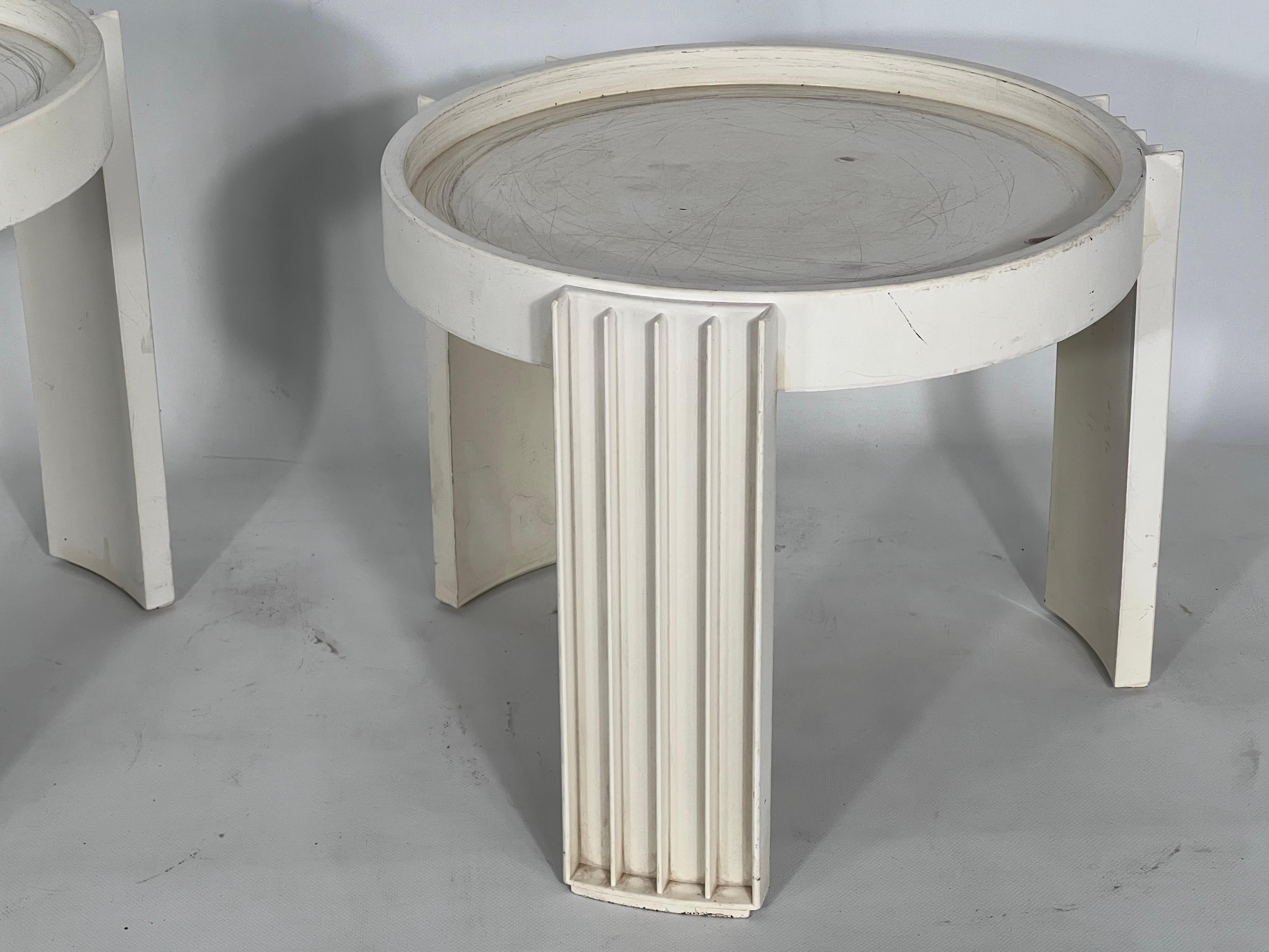 Ensemble de deux tables gigognes « Marema » de Gianfranco Frattini pour Cassina en vente 9