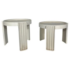 "Marema" Set of Two Nesting Tables by Gianfranco Frattini for Cassina