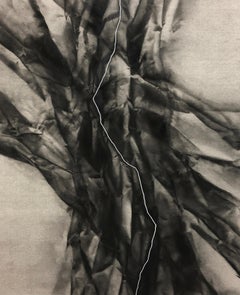 ABSTRACT Artwork Ray Dark Lines Contemporay Artist Mareo Rodriguez