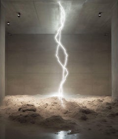 SCULTURA Illuminazione astratta LED Light Ray Artista contemporaneo Mareo Rodriguez NUOVO