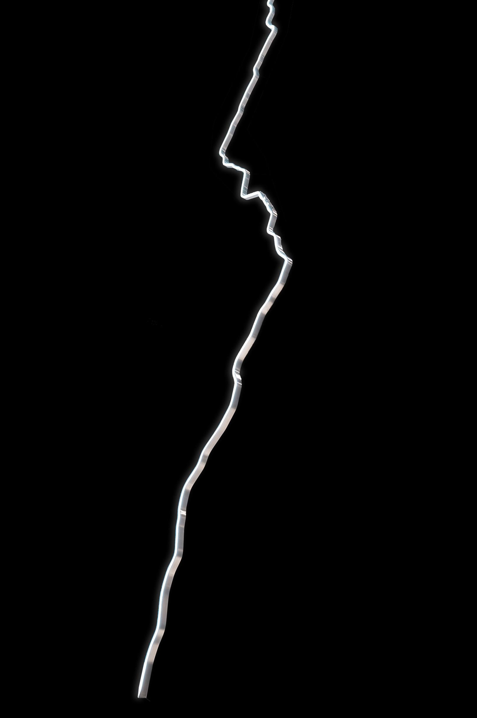ESCULTURA Iluminación abstracta Rayo de luz LED Artista contemporáneo Mareo Rodriguez NUEVO en venta 3