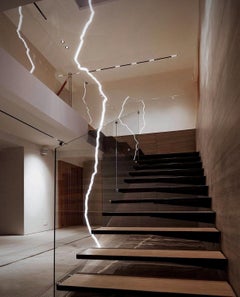 SCULPTURE Abstract Lighting LED Light Ray Contemporay Artist Mareo Rodriguez NEW