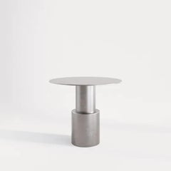 Contemporary Round Stainless Steel Maresa Side Table by Pietro Franceschini
