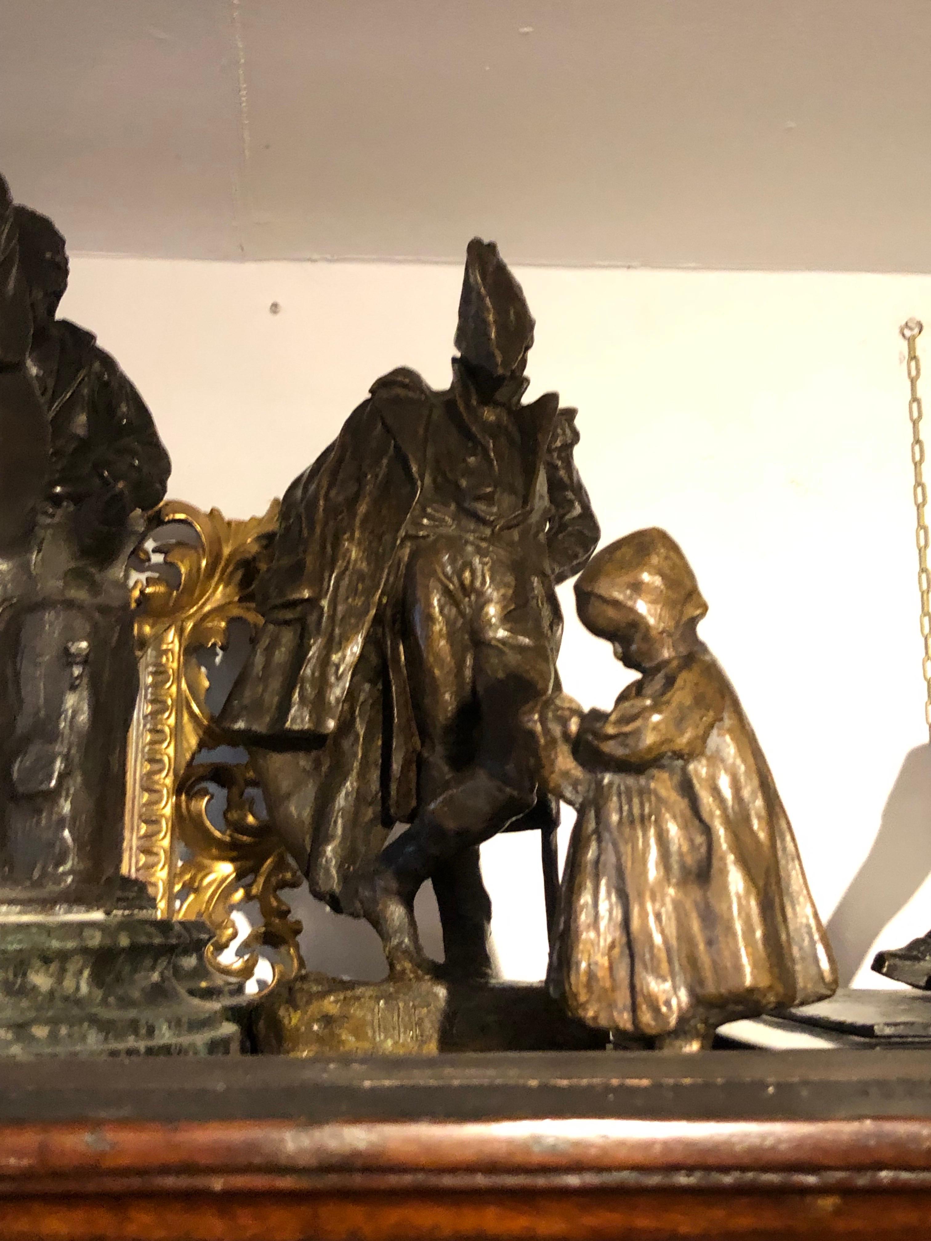 Mariscal Ney Escultura Napoleónica de Bronce Siglo XX según Giuseppe Grandi en venta 3