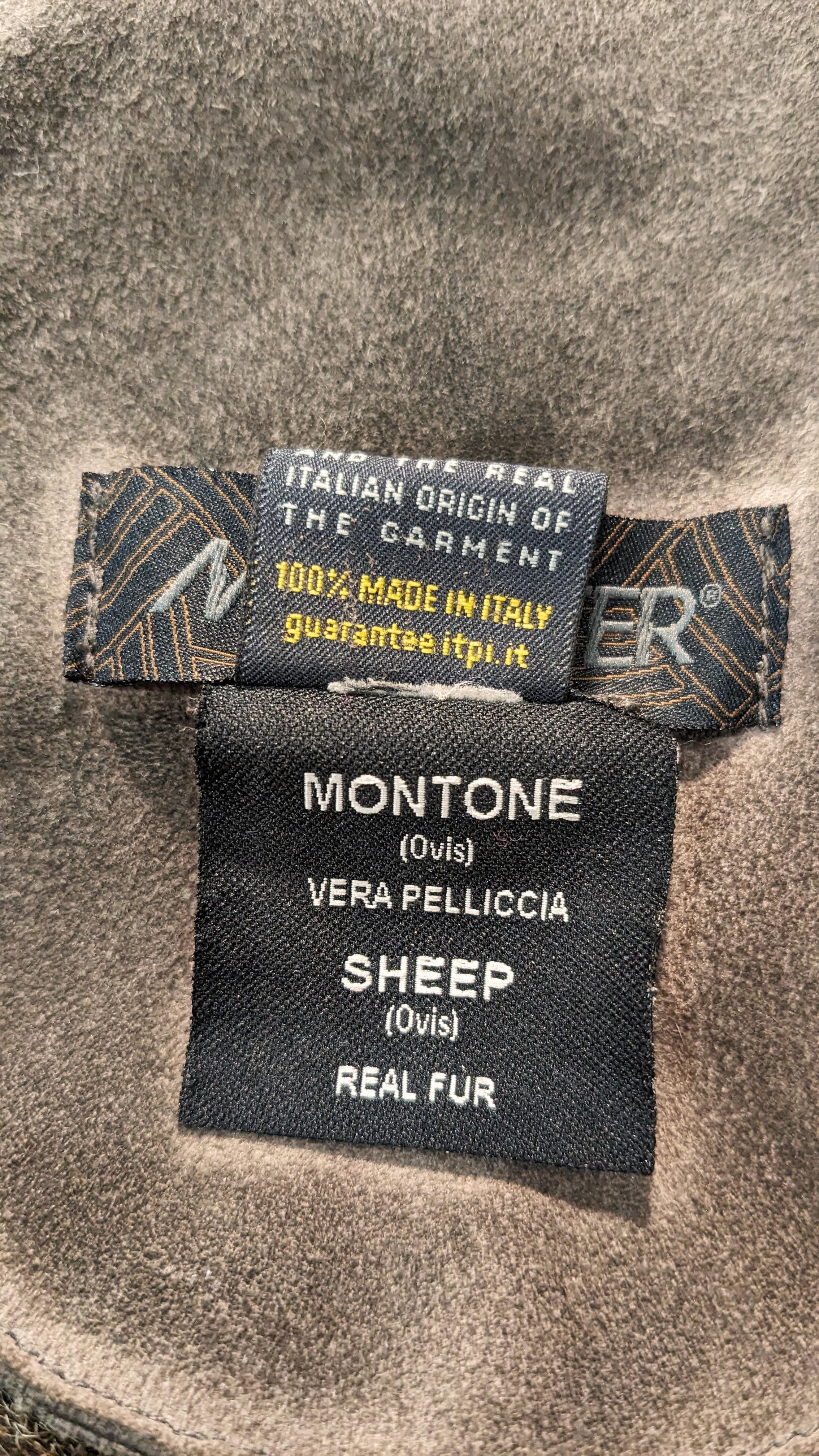 Marester Milan ¾ Luxurious Coat in Sheepskin For Sale 5