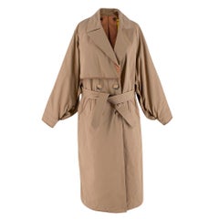 Marfa Stance Sand Reversible Trench Coat - Size S