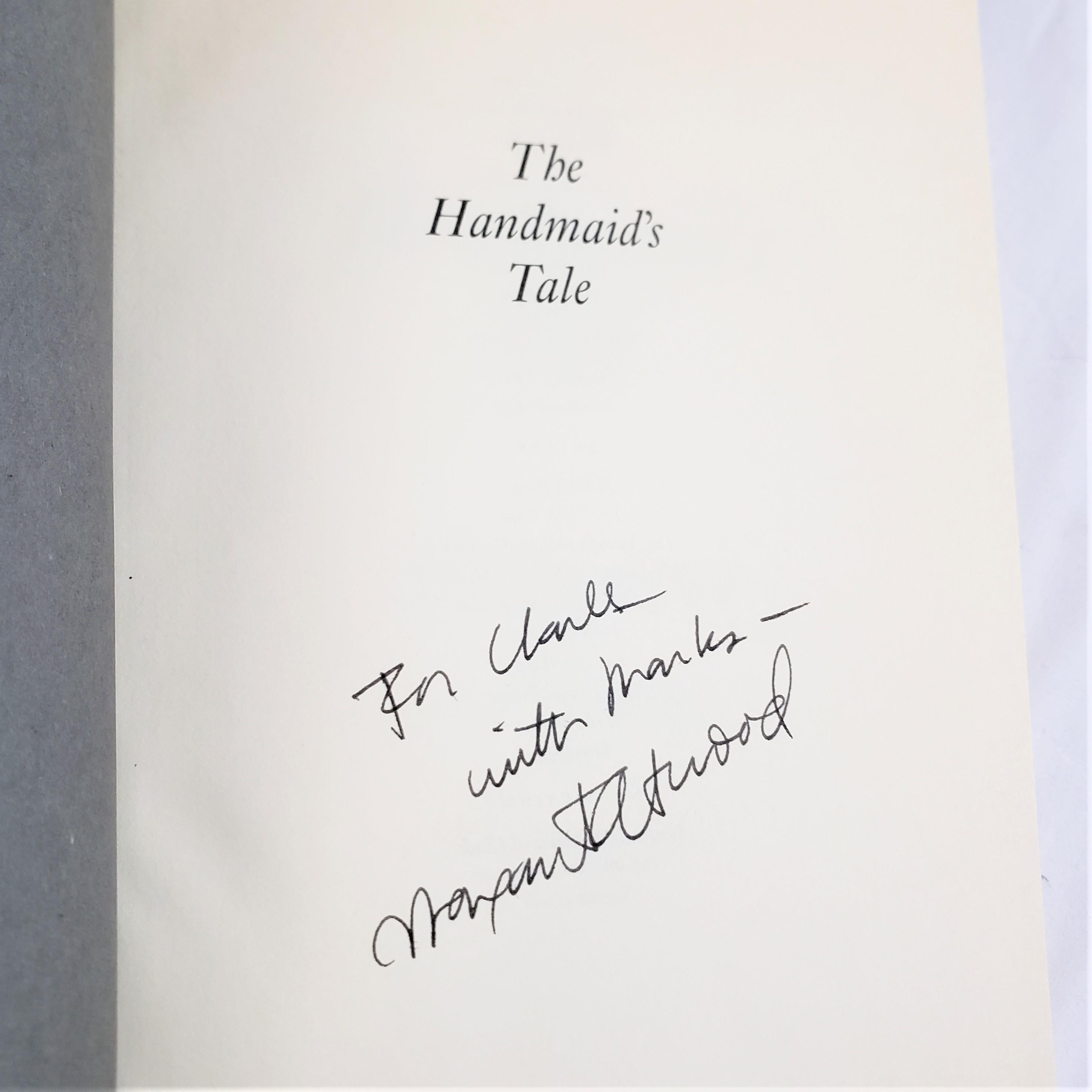 Canadien Margaret Atwood, The Handmaid's Tale, autographiée, 1986 O.W. TOAD Ltd. U.S.A. en vente