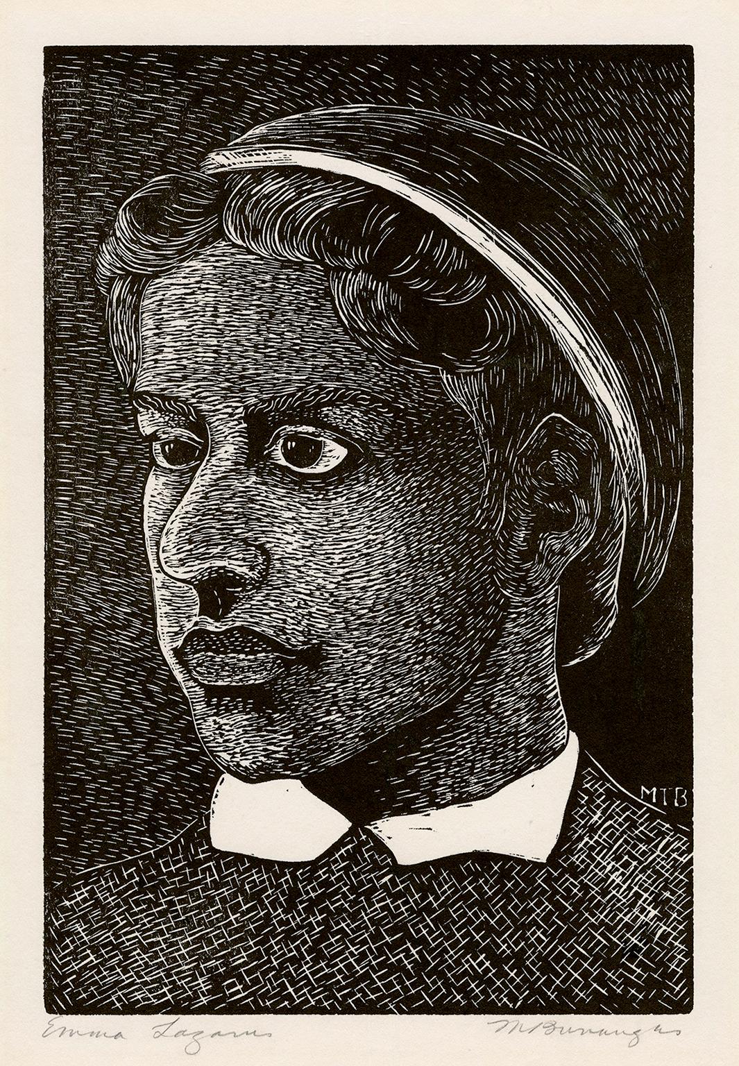 Margaret Burroughs Portrait Print - 'Emma Lazarus' — African American Artist