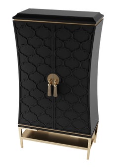 Margaret Cabinet with Gold Leaf