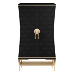 Margaret Cabinet with Gold Leaf