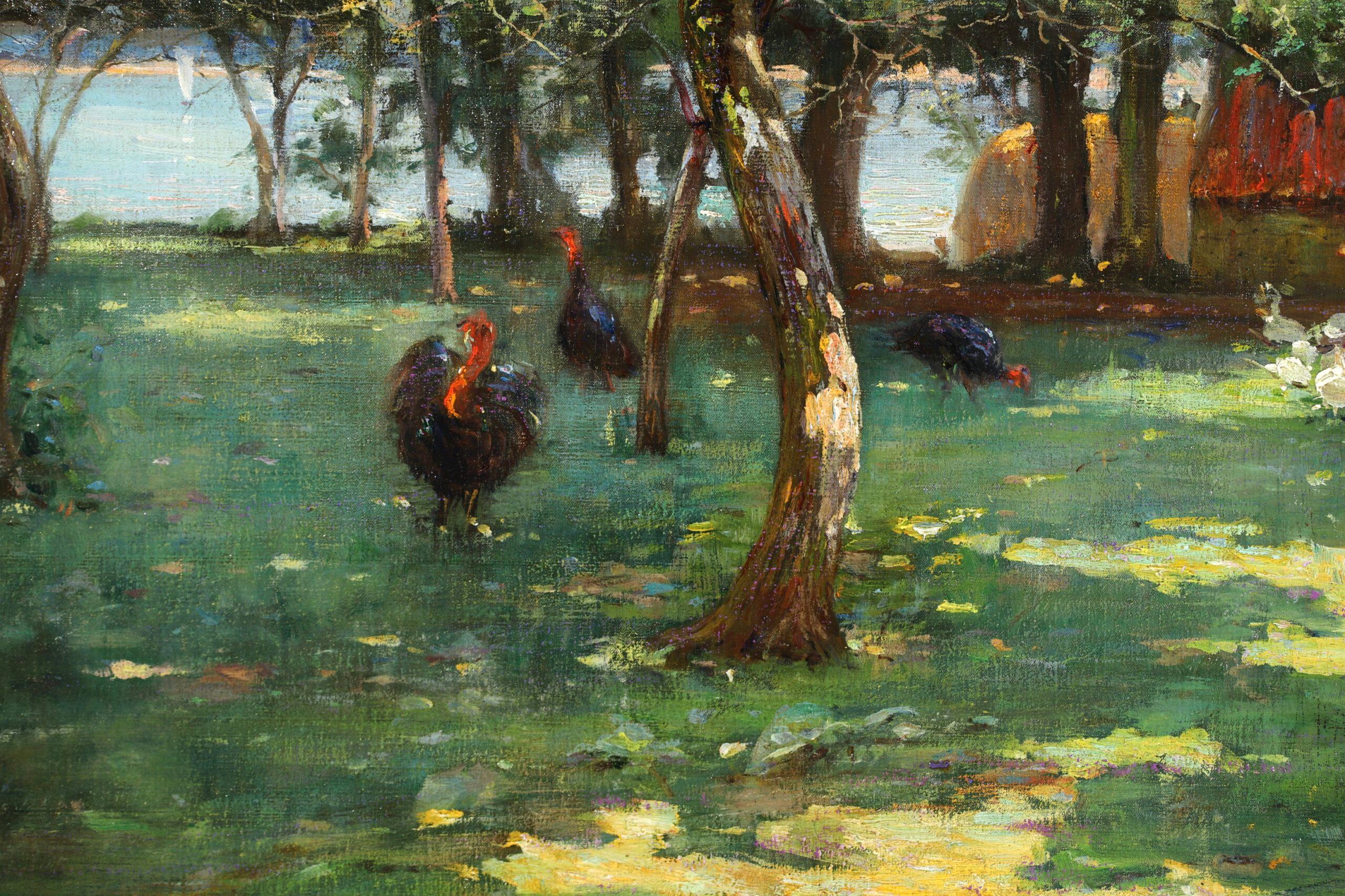 Dans le verger - Impressionist Landscape Oil by Margaret Campbell Macpherson  For Sale 1