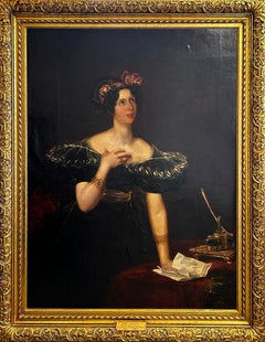 "Portrait of Mary Pringle" Margaret Carpenter, 19th Century British Portrait