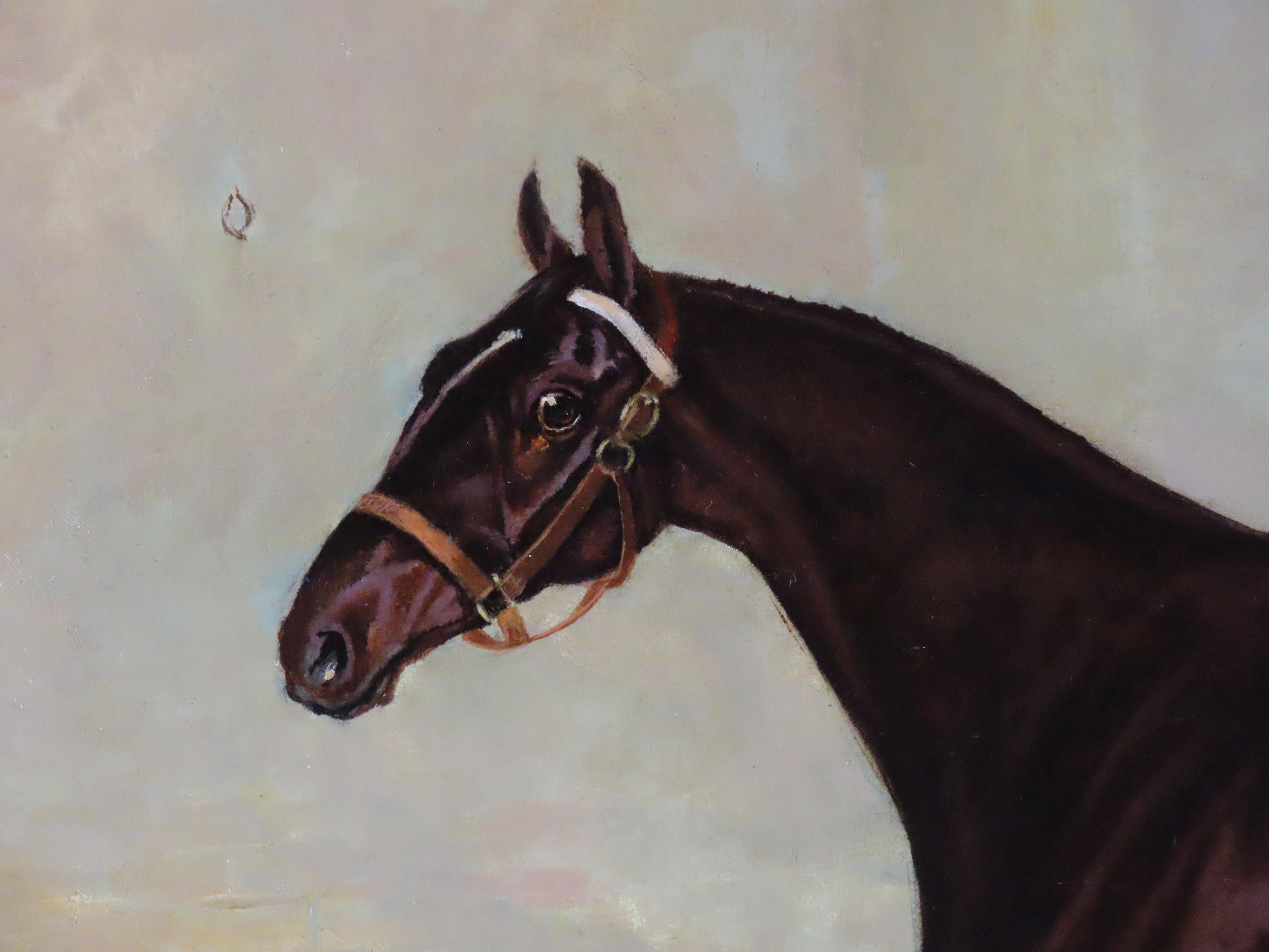 Margaret Collyer, (1872 - 1945). Pintora londinense de escenas de animales, ya fueran retratos de caballos o escenas dramáticas de las tierras altas, como su 