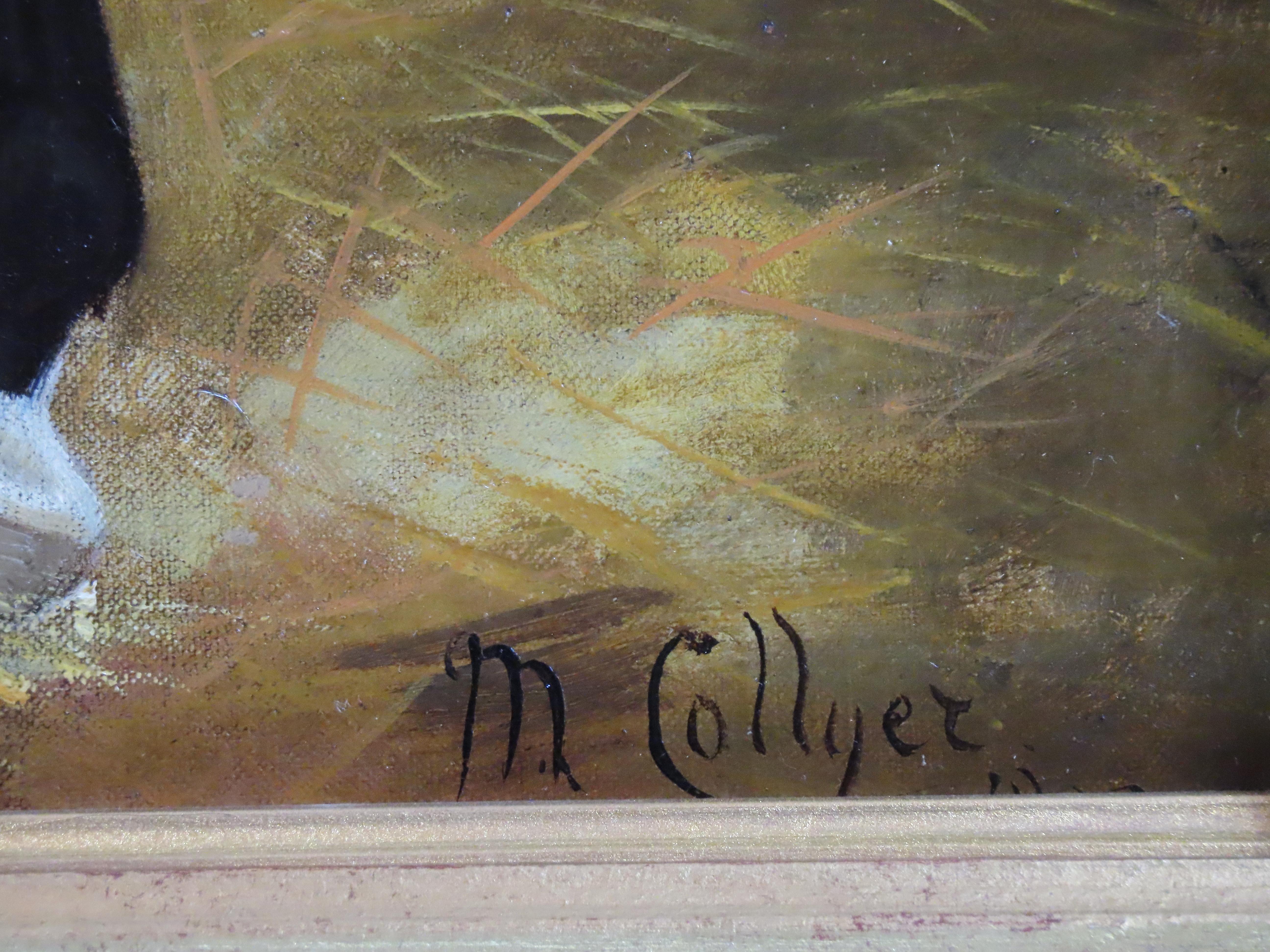 Óleo original sobre lienzo, Margaret Collyer. 