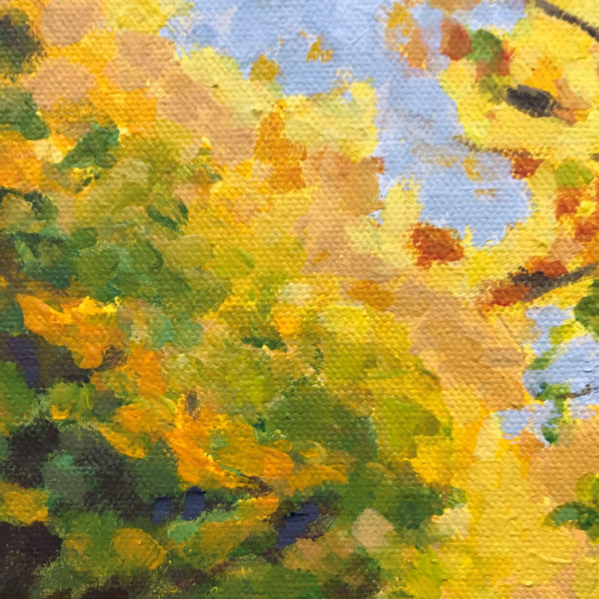 Margaret Crutchley, Regent's Park im Herbst, zeitgenössisches impressionistisches Gemälde im Angebot 5