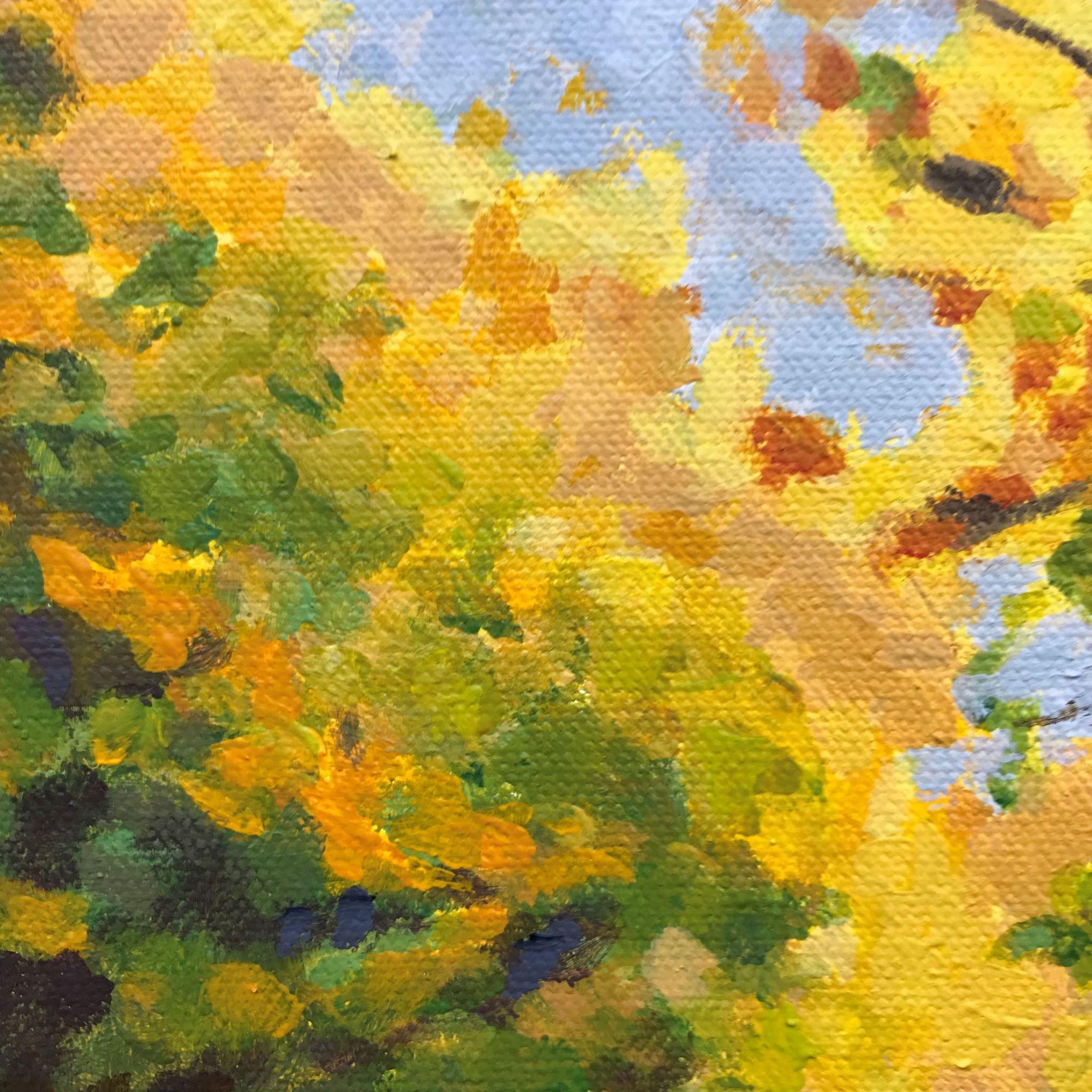 Margaret Crutchley, Regent's Park à l'automne, peinture impressionniste contemporaine en vente 5